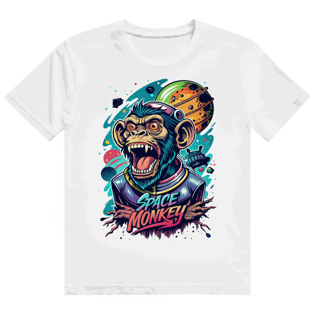 Heavy Cotton T-Shirt - Space Monkey | Division420®