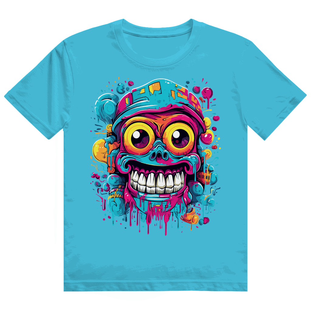 Division420 Heavy Cotton T-Shirt Psycho Bob in weiß mit modernem Tubular Fit und nachhaltiger Qualität