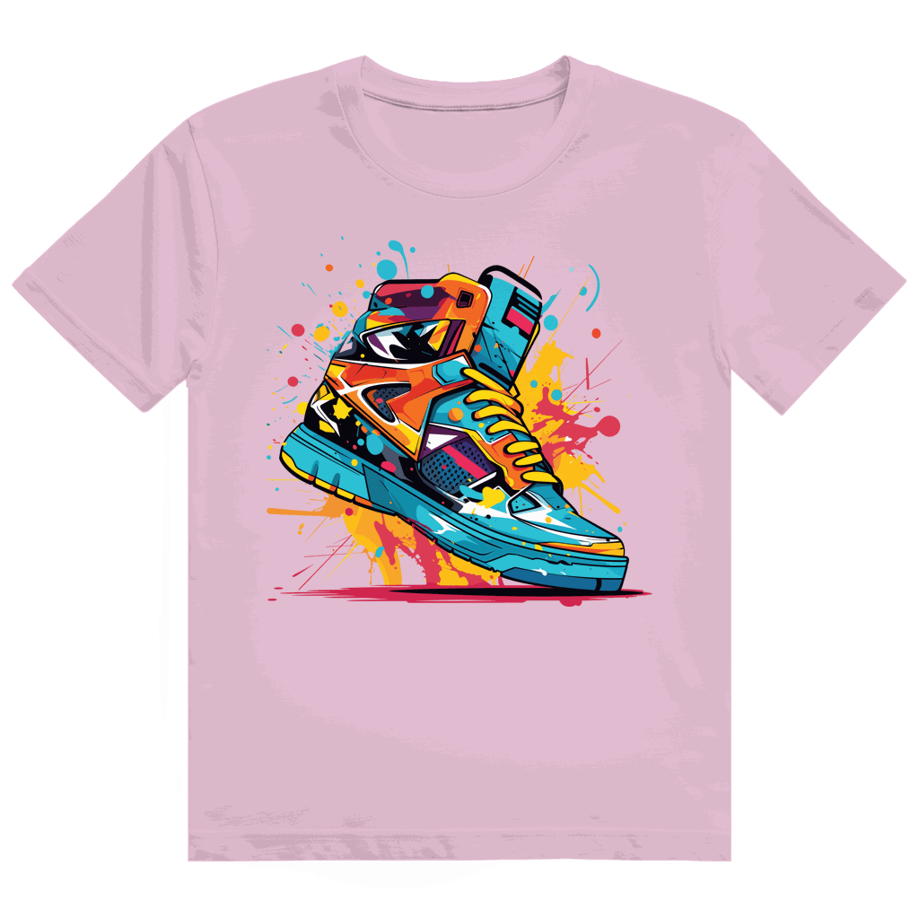 Heavy Cotton T-Shirt - Sneaker Art Print | Division420®