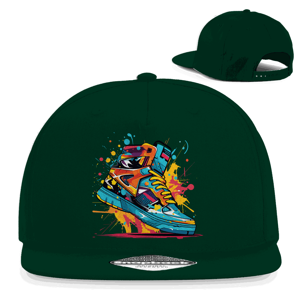 Snapback Rapper Cap - Sneaker Art Print | Division420®