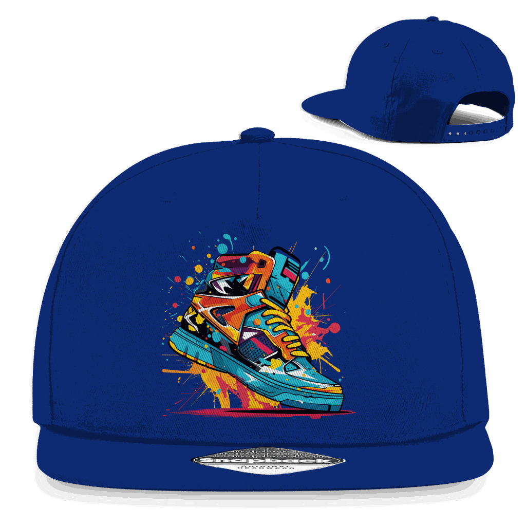 Snapback Rapper Cap - Sneaker Art Print | Division420®