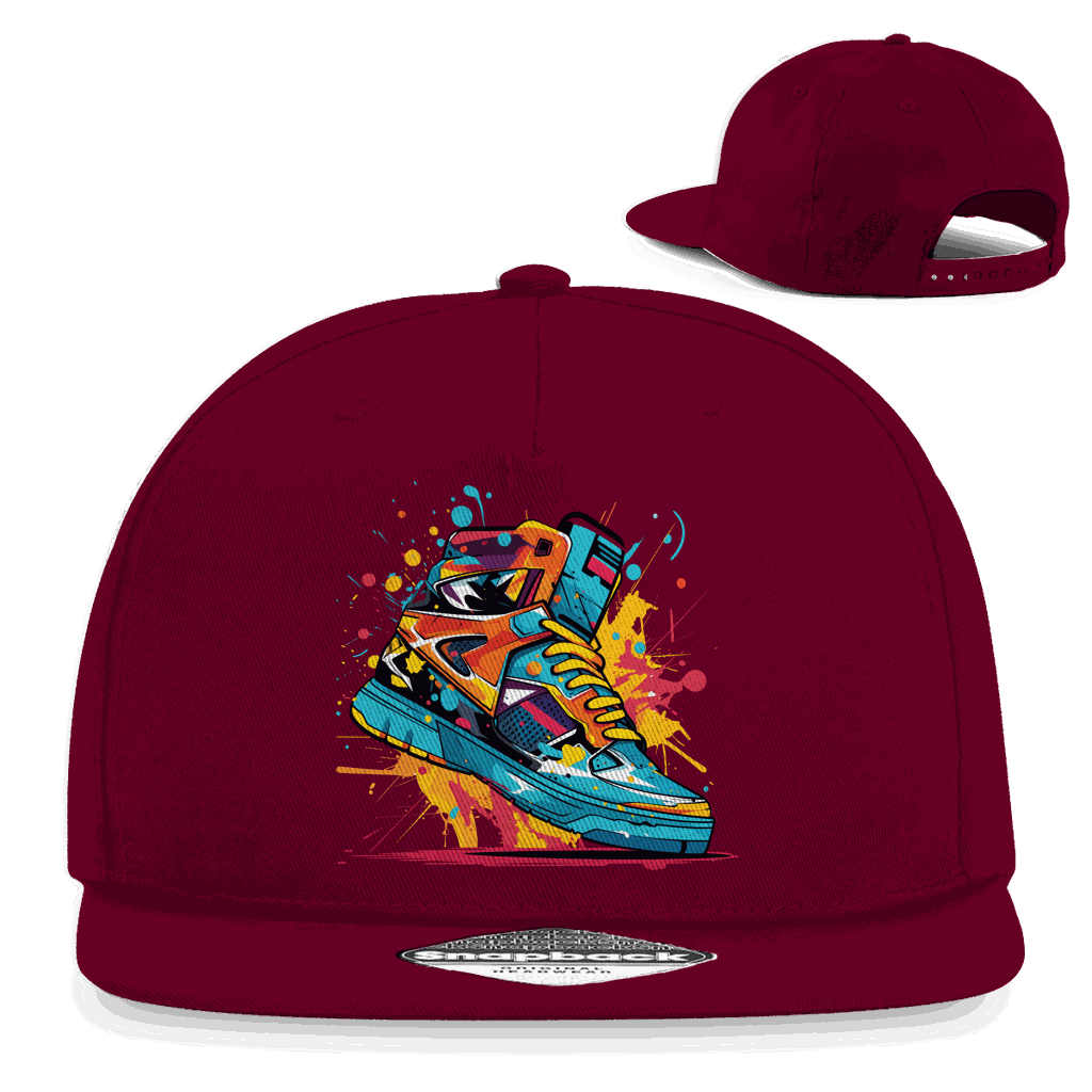 Snapback Rapper Cap - Sneaker Art Print | Division420®
