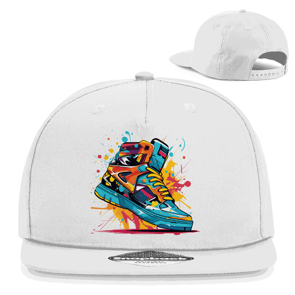 Division420 Snapback Cap aus Baumwoll-Twill mit flachem Schirm und Retro-Verschluss in urbanem Streetwear-Design