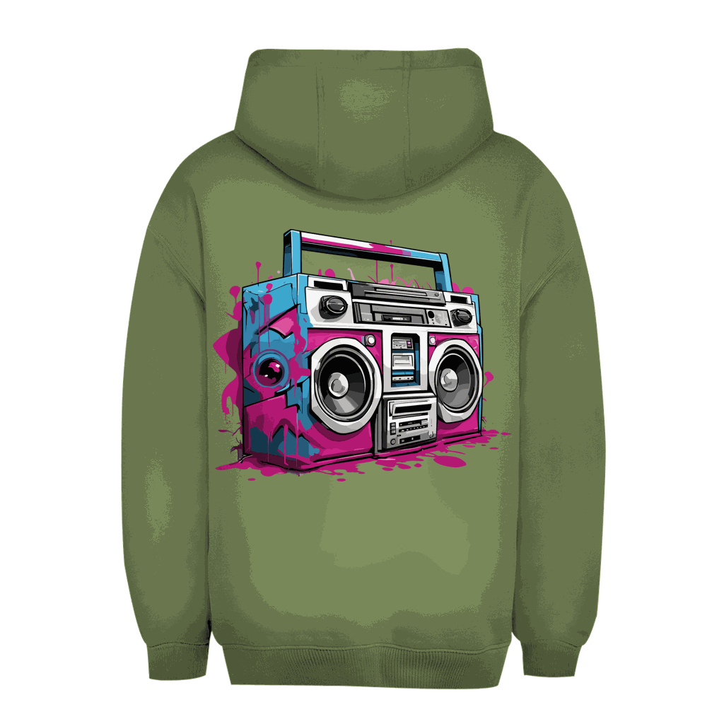 Unisex Oversize Hoodie - Boombox | Division420®
