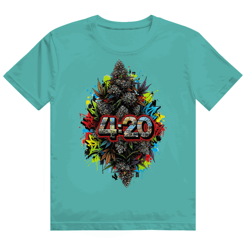 Heavy Cotton T-Shirt - 420 Graffiti Art | Division420®