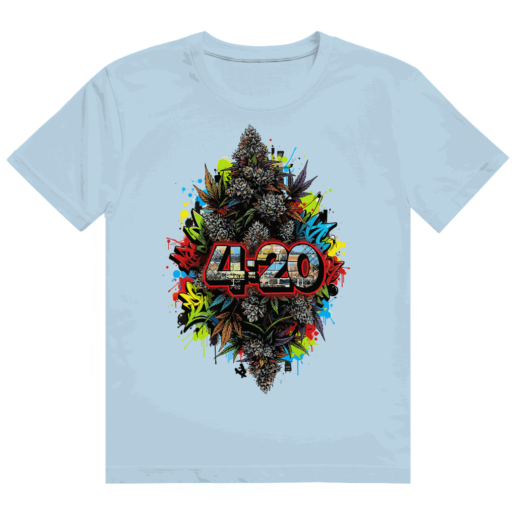 Heavy Cotton T-Shirt - 420 Graffiti Art | Division420®