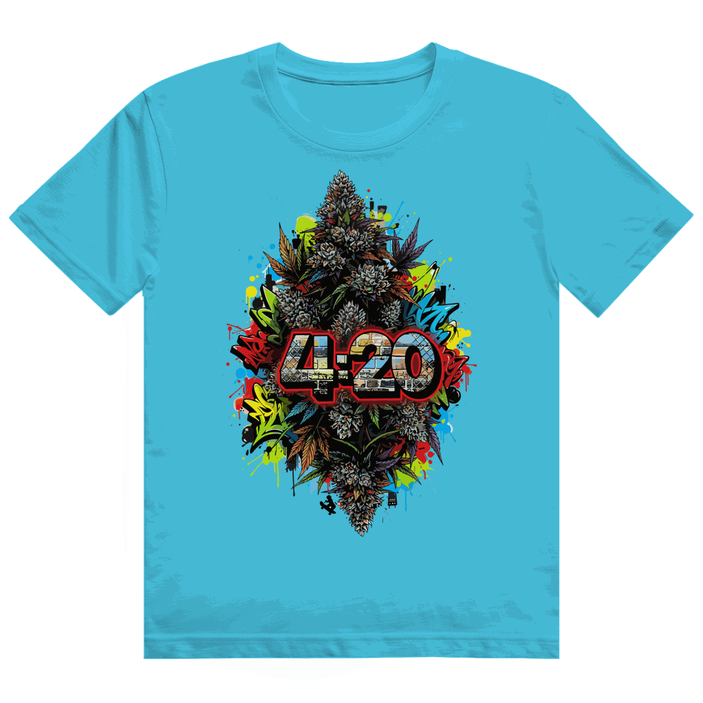 Heavy Cotton T-Shirt - 420 Graffiti Art | Division420®