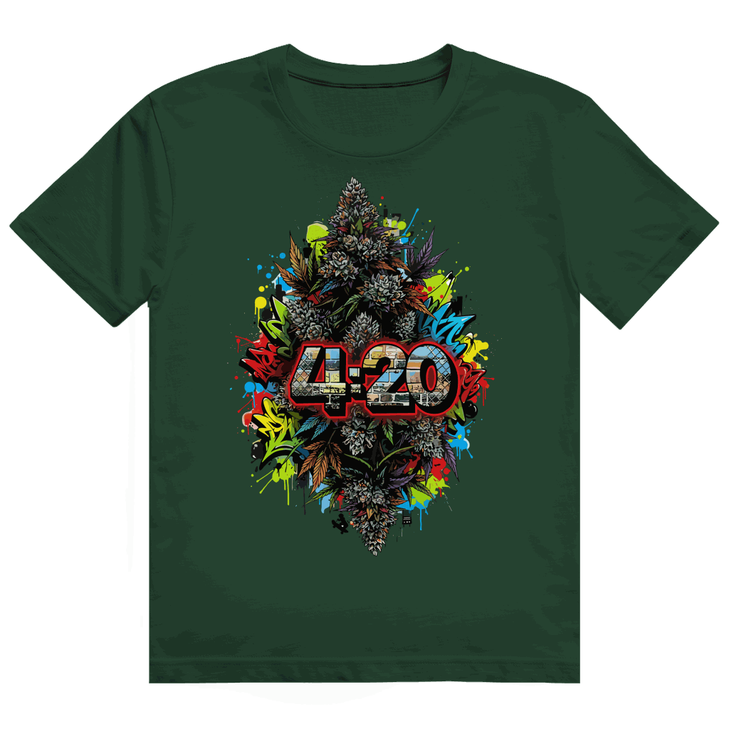Heavy Cotton T-Shirt - 420 Graffiti Art | Division420®