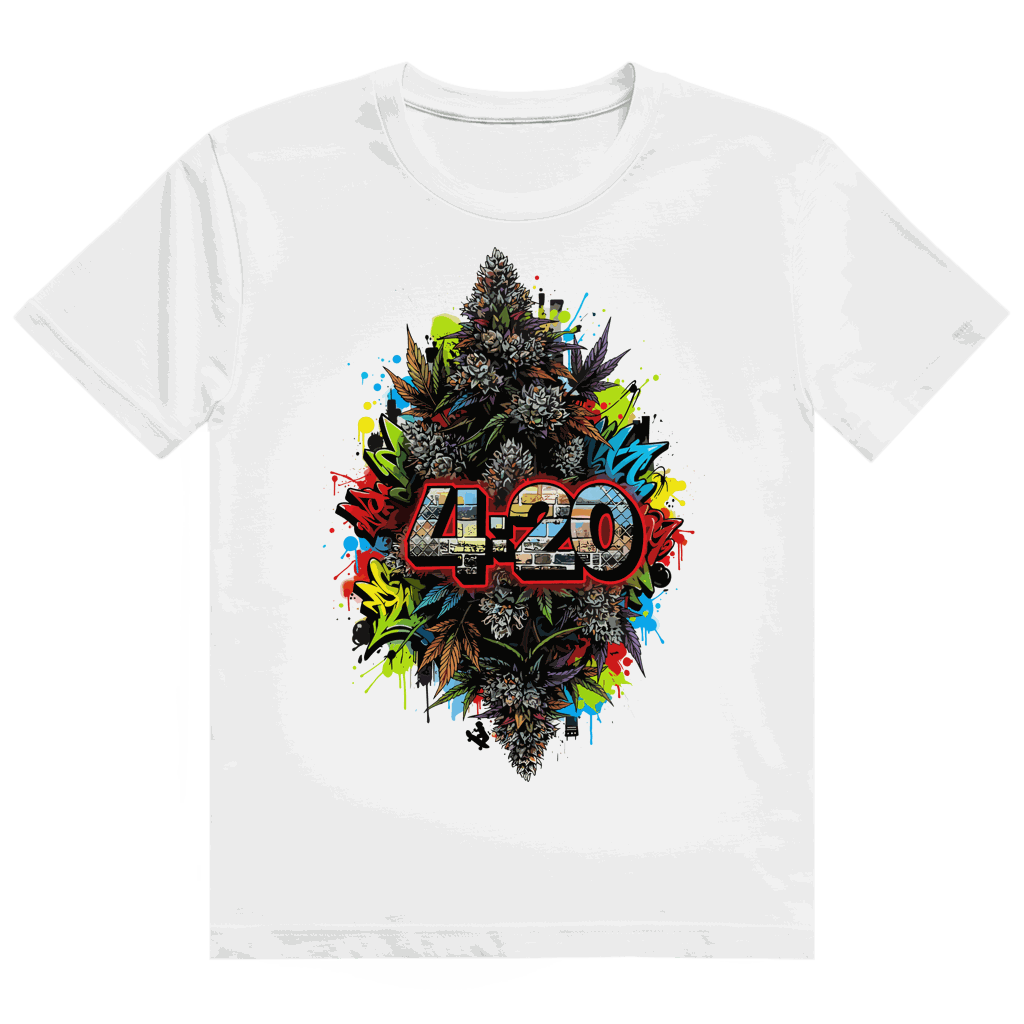 Größentabelle für Division420 Heavy Cotton T-Shirt 420 Graffiti Art