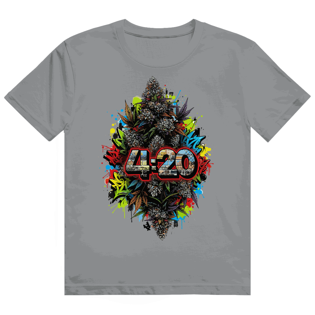Heavy Cotton T-Shirt - 420 Graffiti Art | Division420®