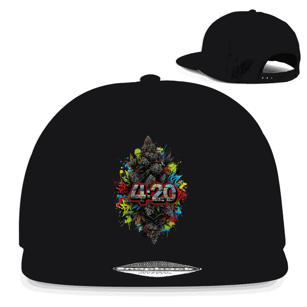 Snapback Rapper Cap - 420 Graffiti Art | Division420®