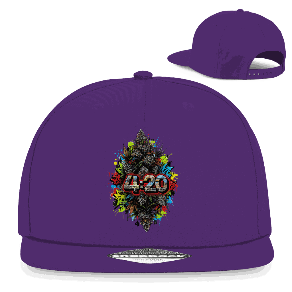 Snapback Rapper Cap - 420 Graffiti Art | Division420®