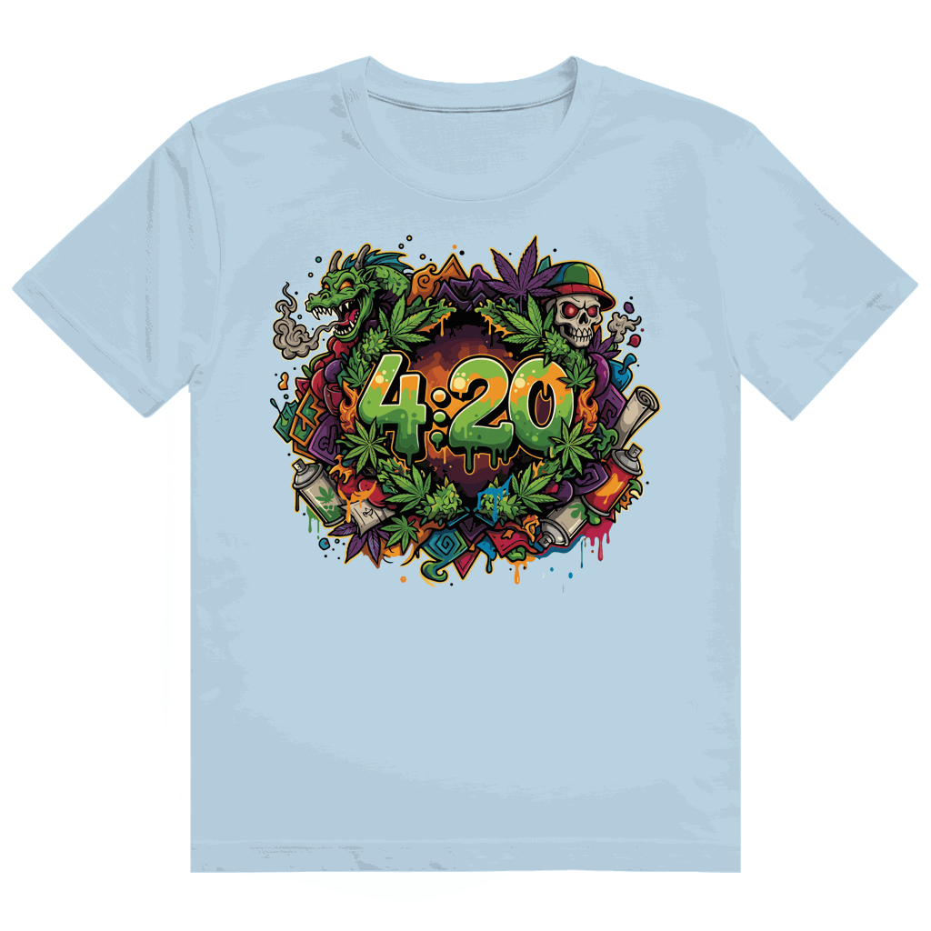 Heavy Cotton T-Shirt - 420 Graffiti | Division420®