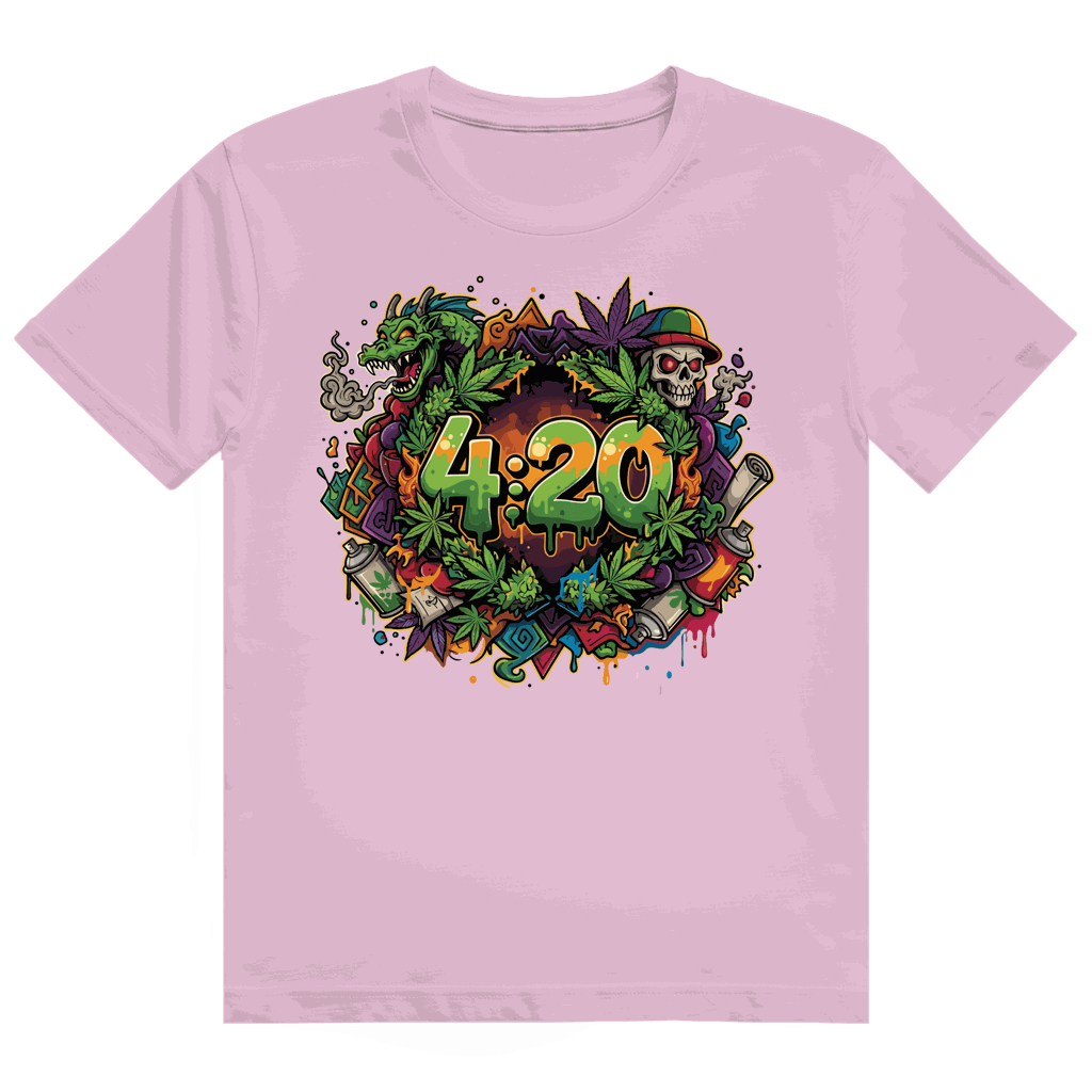 Heavy Cotton T-Shirt - 420 Graffiti | Division420®