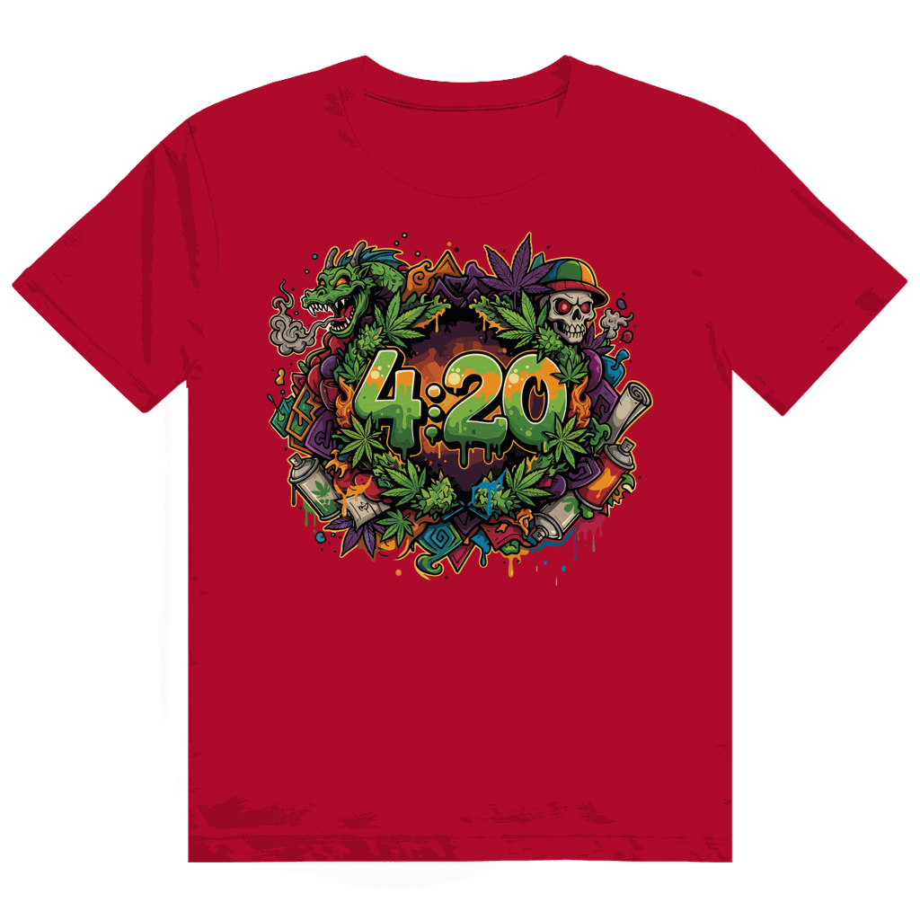 Heavy Cotton T-Shirt - 420 Graffiti | Division420®