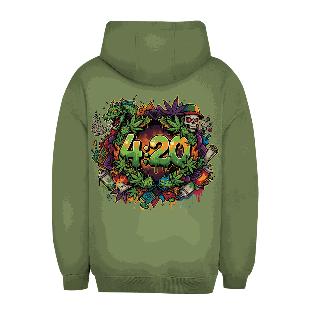 Unisex Oversize Hoodie - 420 Graffiti | Division420®