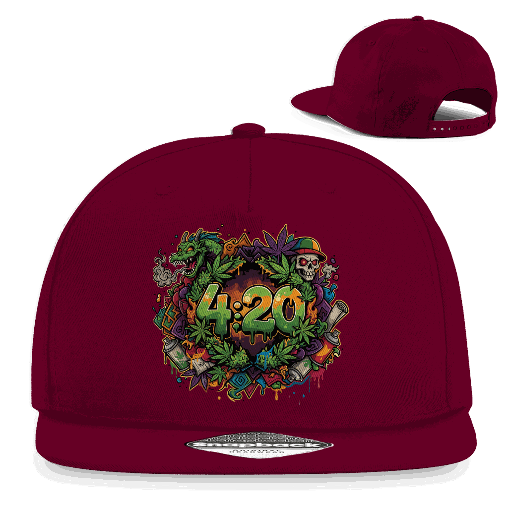 Snapback Rapper Cap - 420 Graffiti | Division420®