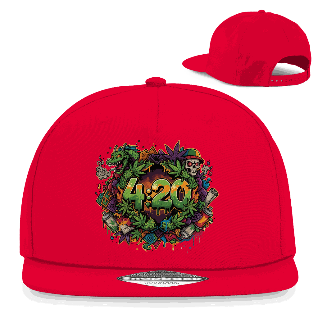 Snapback Rapper Cap - 420 Graffiti | Division420®