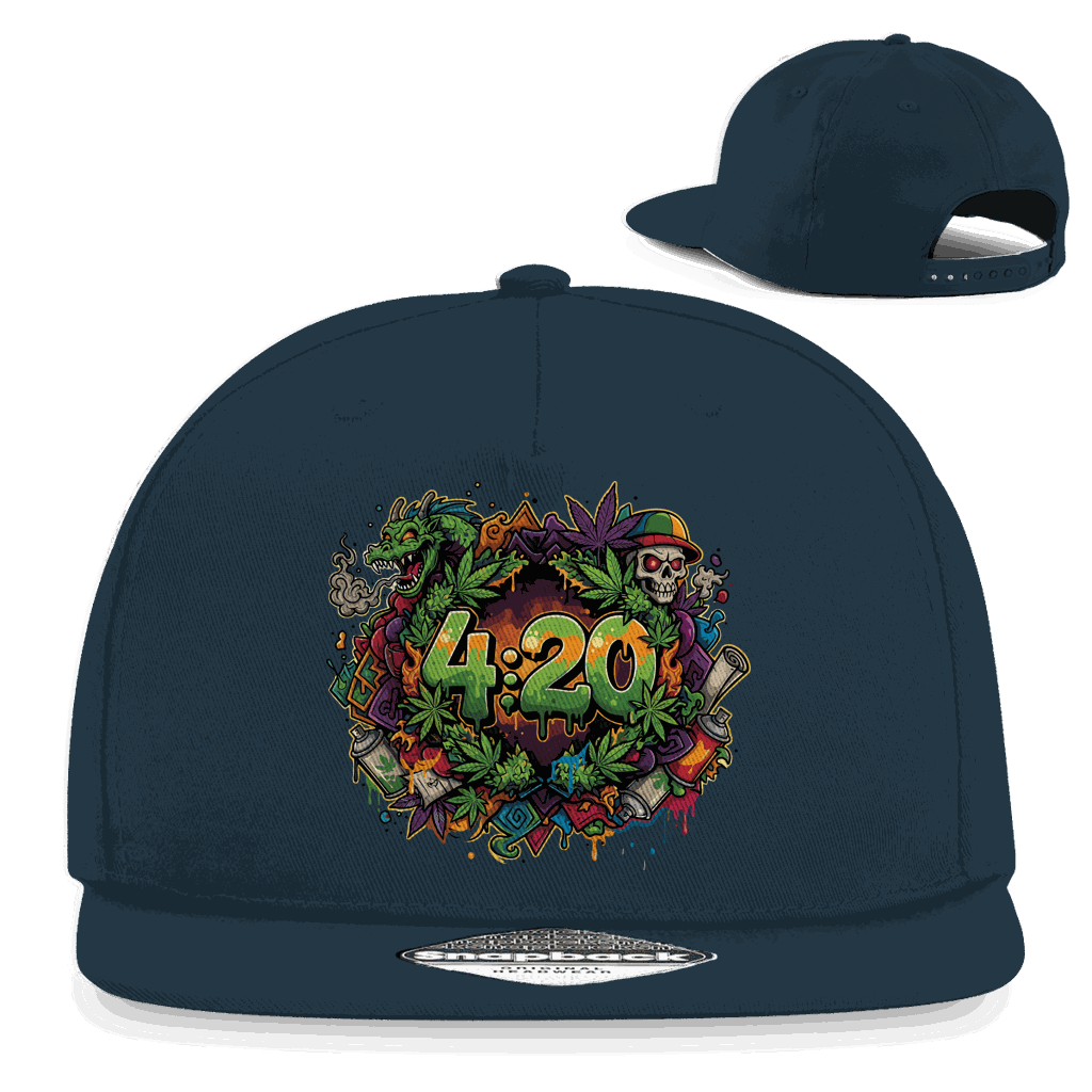 Snapback Rapper Cap - 420 Graffiti | Division420®