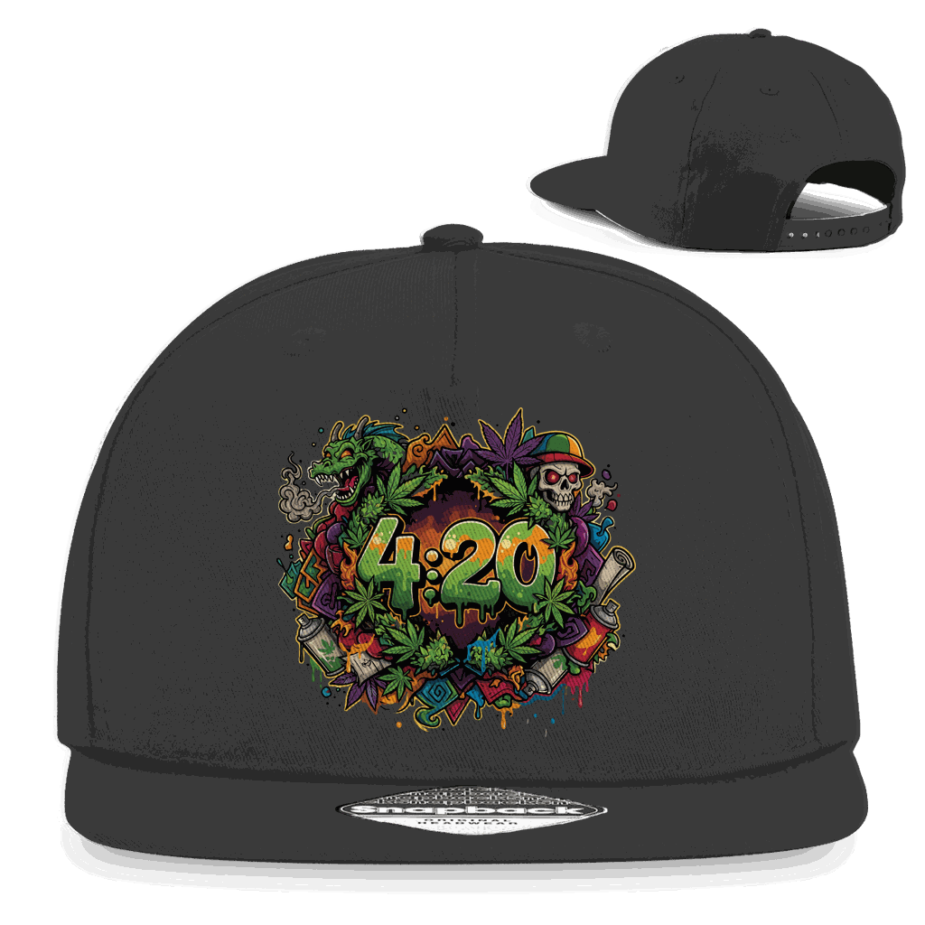 Snapback Rapper Cap - 420 Graffiti | Division420®