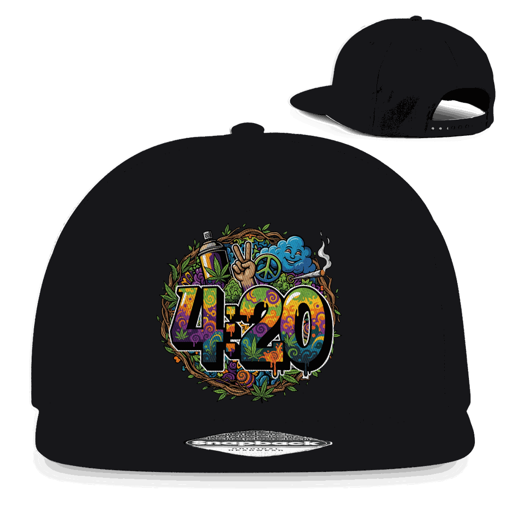 Snapback Rapper Cap - 420 Peace | Division420®