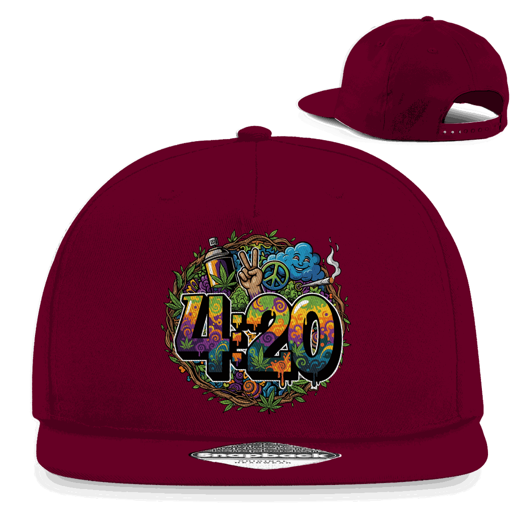 Snapback Rapper Cap - 420 Peace | Division420®