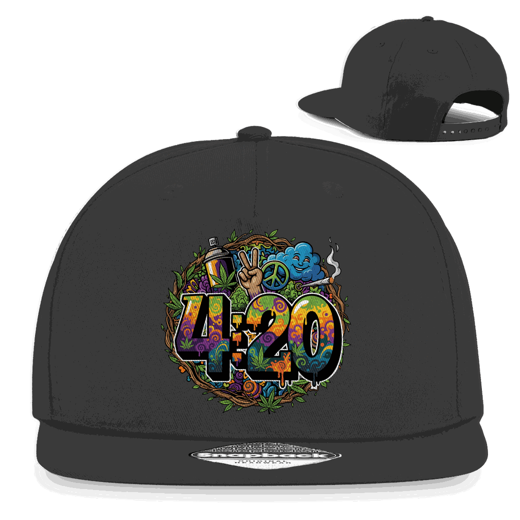 Snapback Rapper Cap - 420 Peace | Division420®