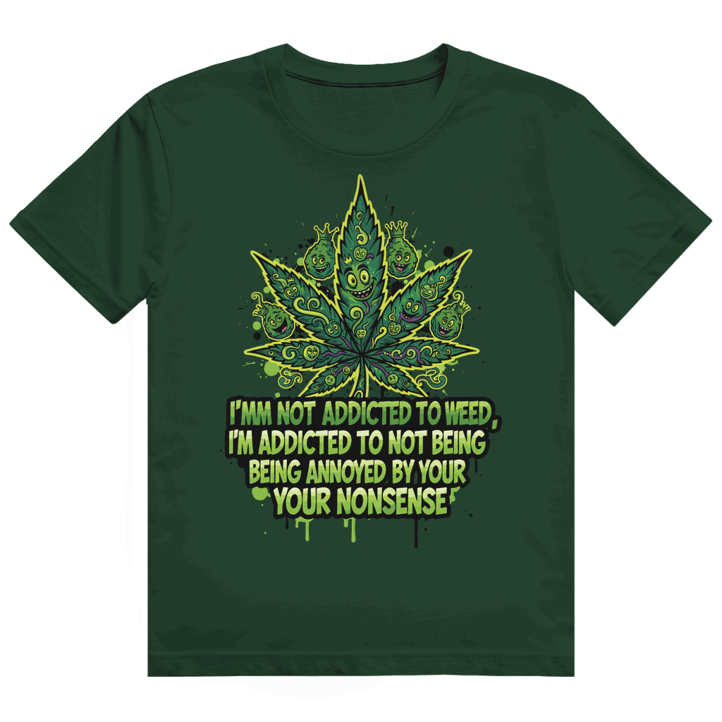 Heavy Cotton T-Shirt - Addicted to Weed | Division420®