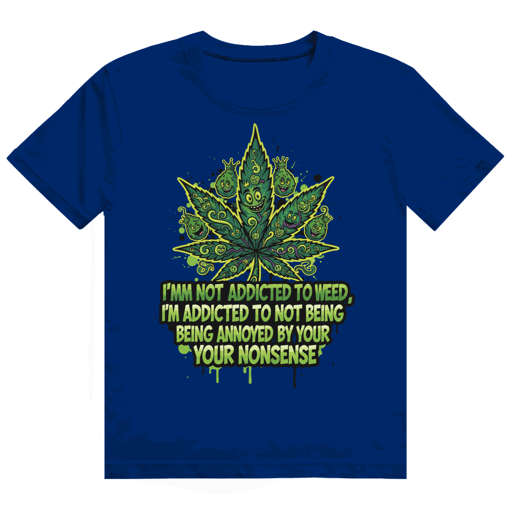 Heavy Cotton T-Shirt - Addicted to Weed | Division420®