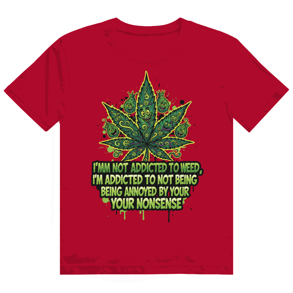 Heavy Cotton T-Shirt - Addicted to Weed | Division420®