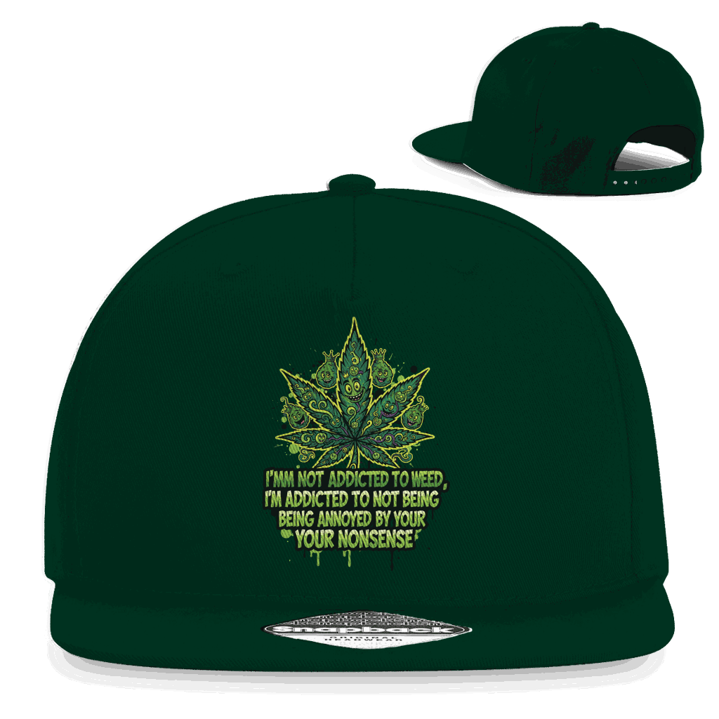 Snapback Rapper Cap - Addicted to Weed | Division420®