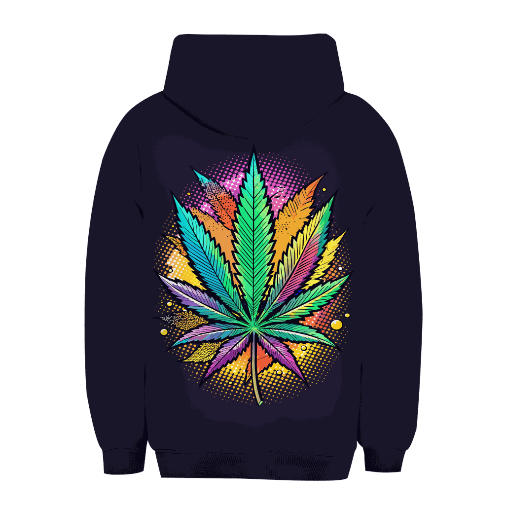Unisex Oversize Hoodie - Art Print Weed Leaf | Division420®