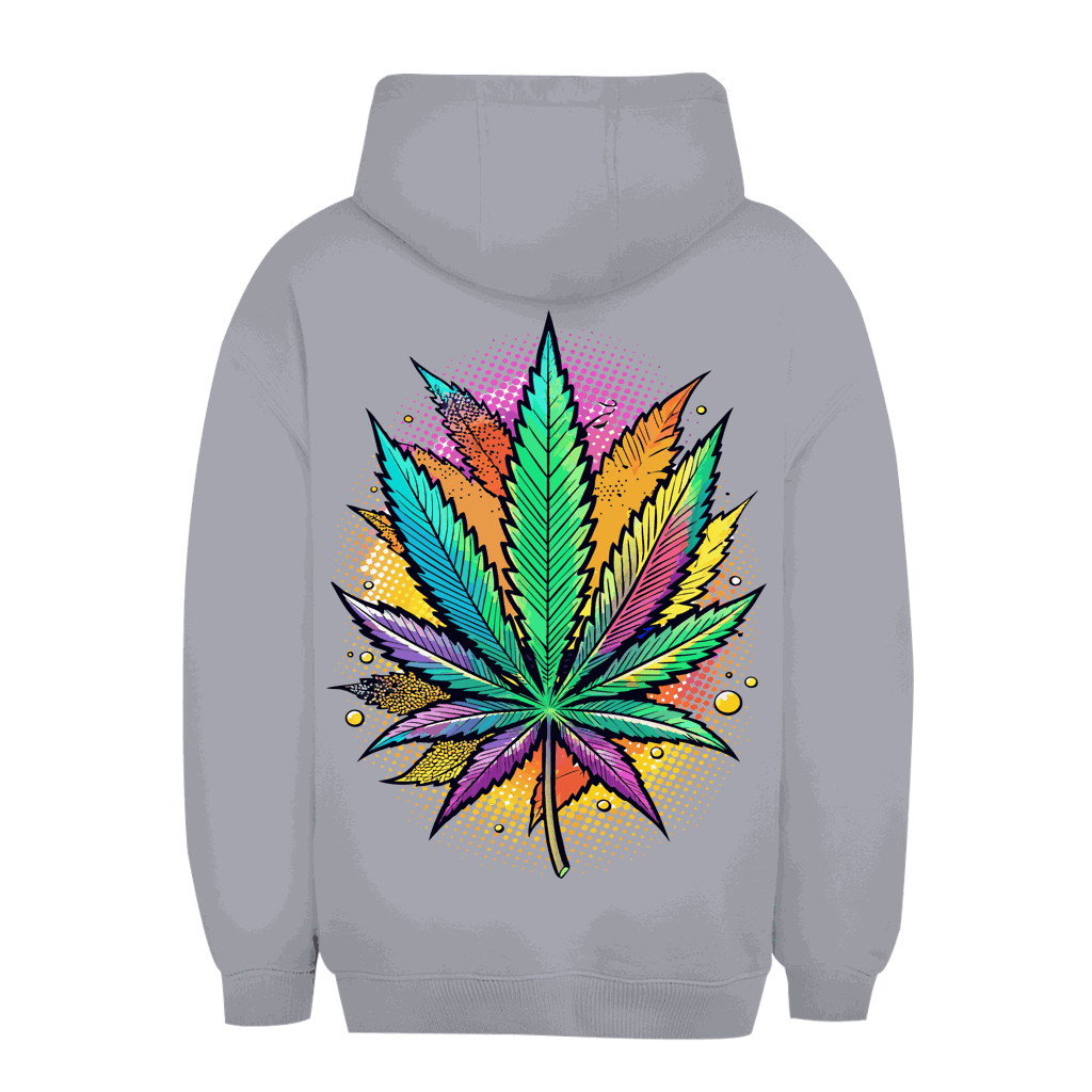 Unisex Oversize Hoodie - Art Print Weed Leaf | Division420®