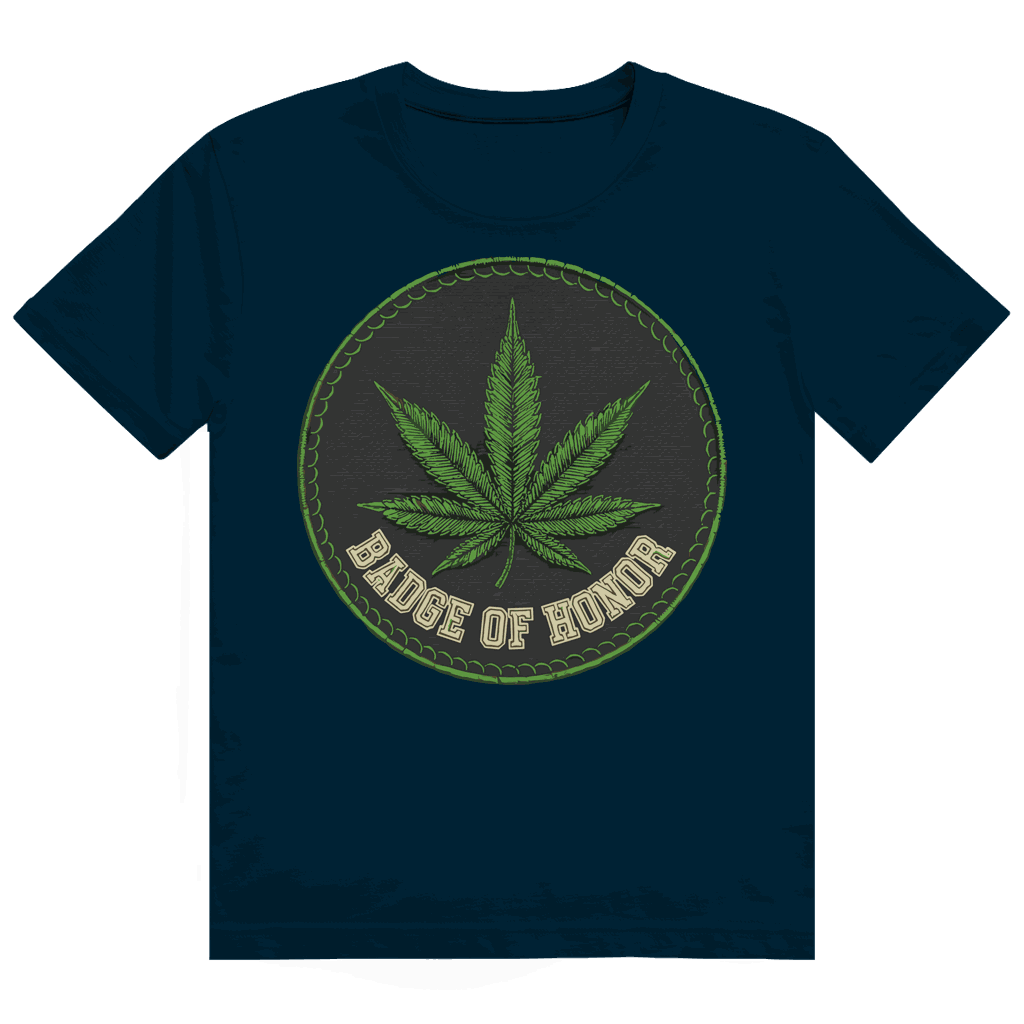 Heavy Cotton T-Shirt - Badge of Honor | Division420®