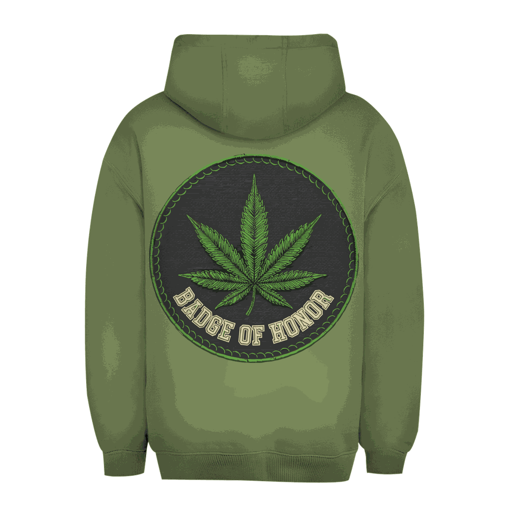 Unisex Oversize Hoodie - Badge of Honor | Division420®