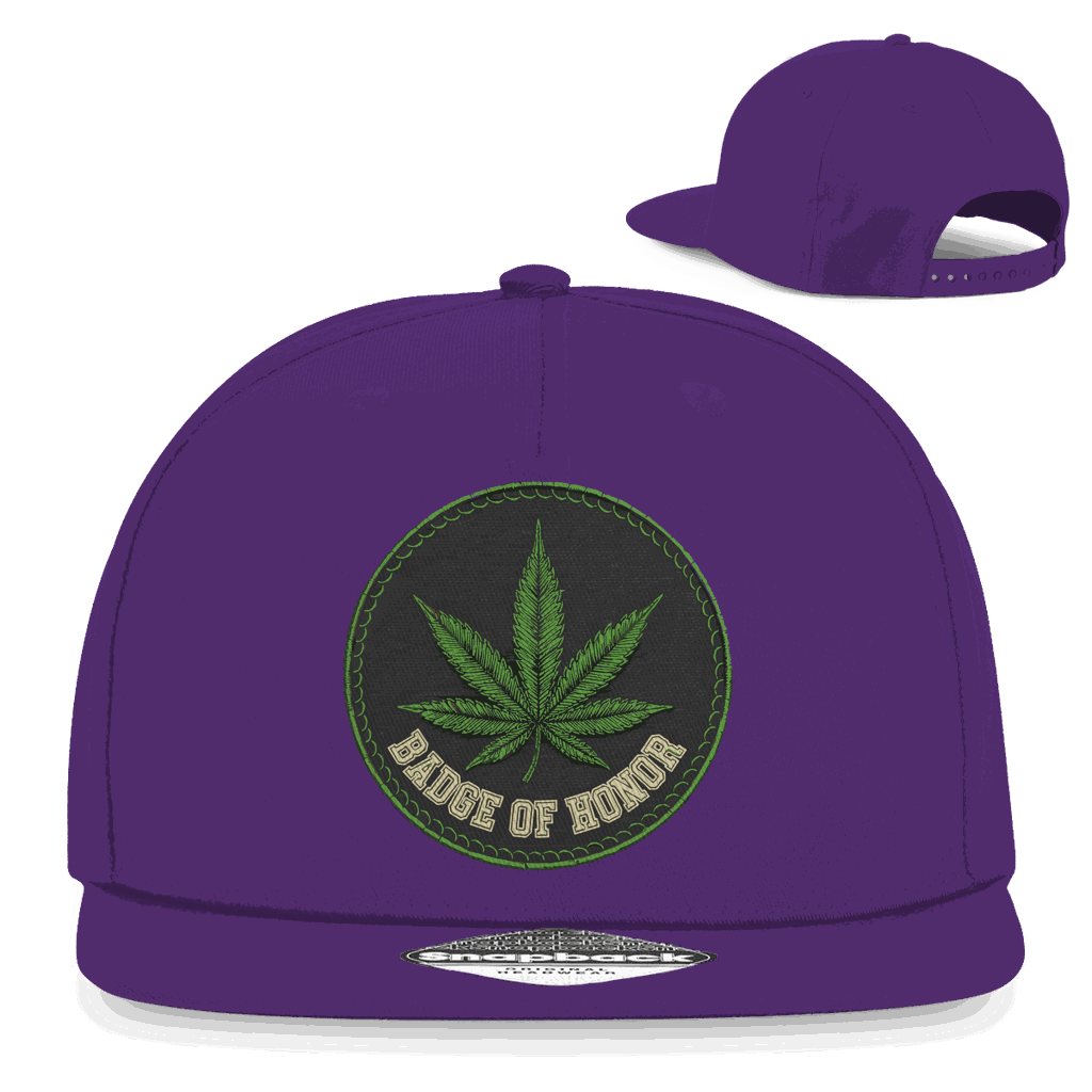 Snapback Rapper Cap - Badge of Honor | Division420®
