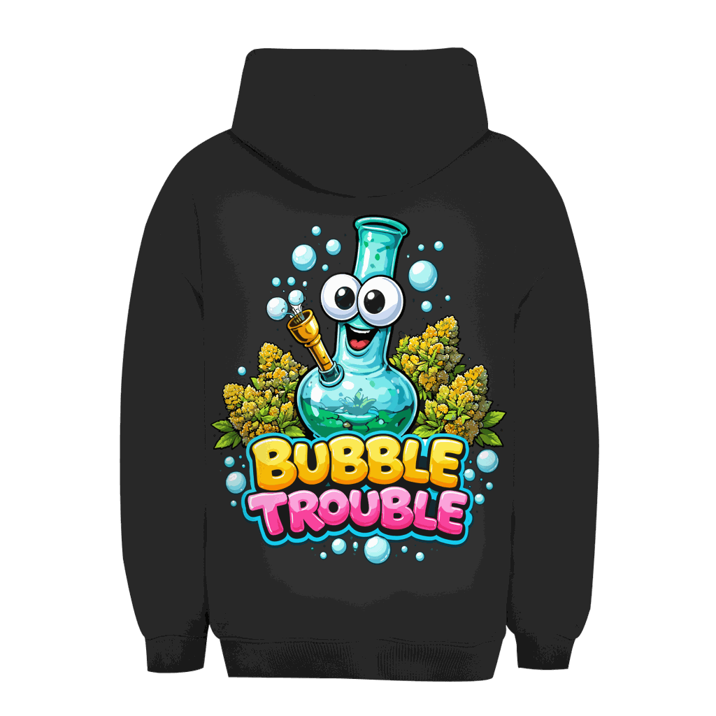 Unisex Oversize Hoodie Bubble Trouble von Division420 mit urbanem Stil und nachhaltiger Baumwollmischung