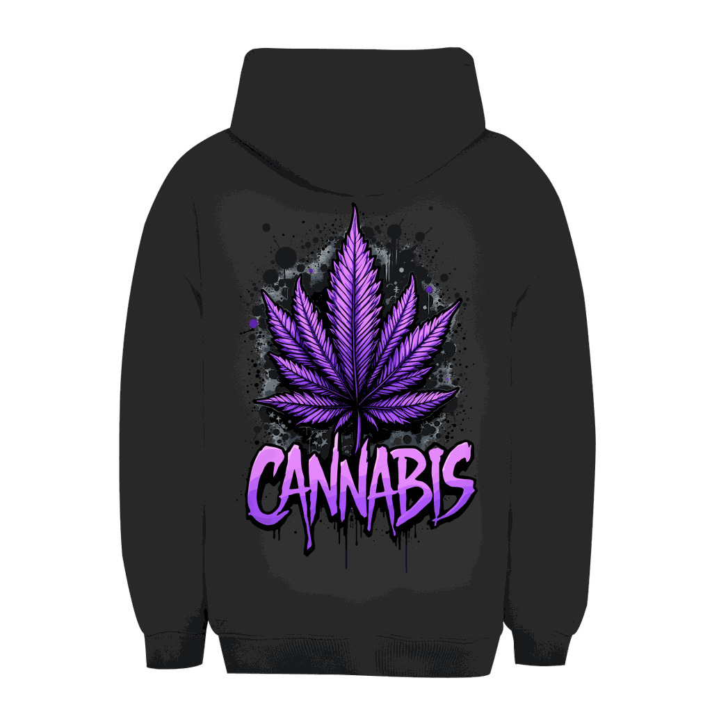 Unisex Oversize Hoodie - Cannabis Leaf Art Print | Division420®