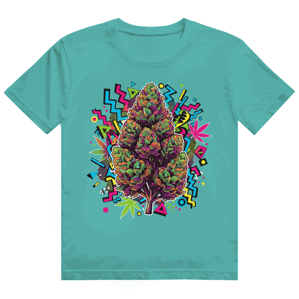 Heavy Cotton T-Shirt - Cannabis Pop Art Print | Division420®