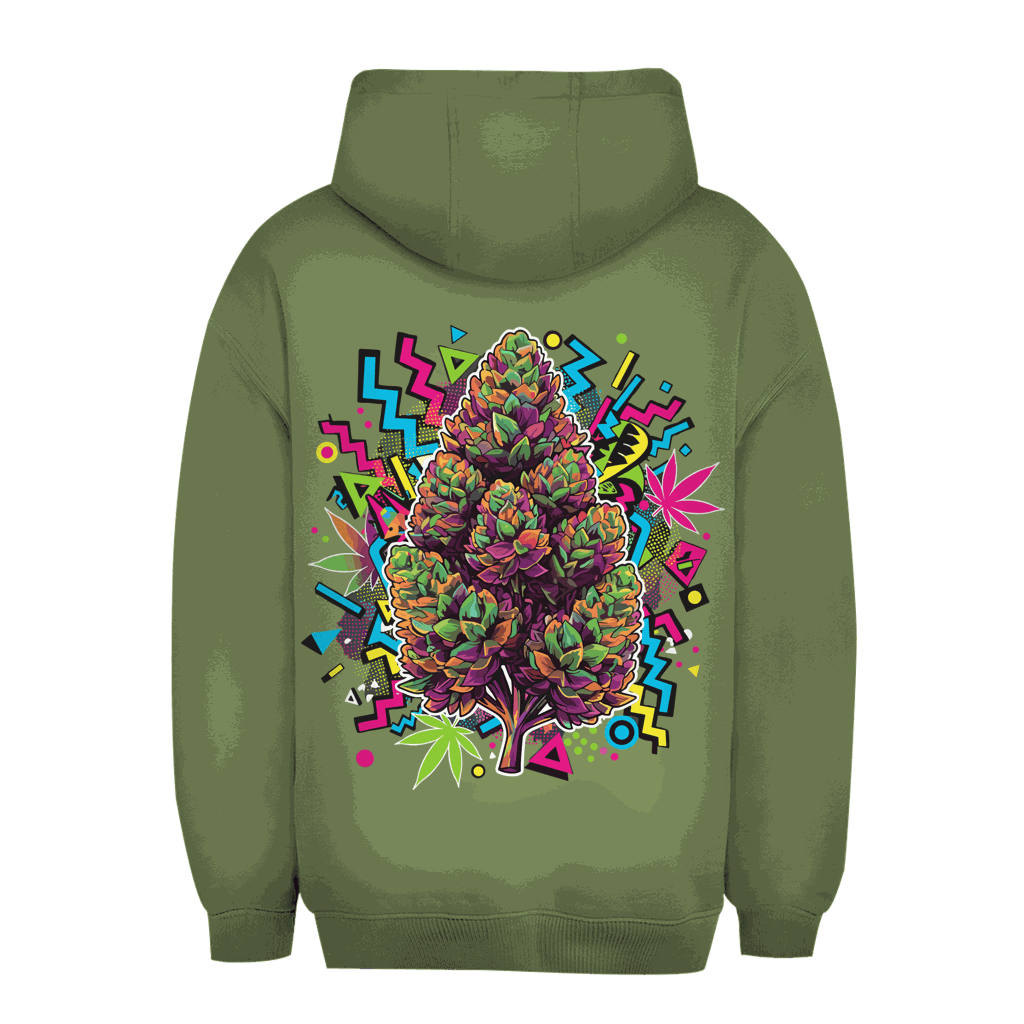 Unisex Oversize Hoodie - Cannabis Pop Art Print | Division420®