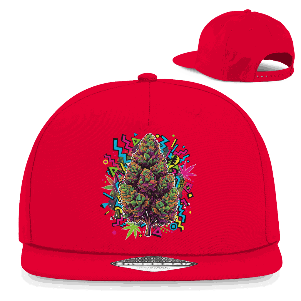Snapback Rapper Cap - Cannabis Pop Art Print | Division420®