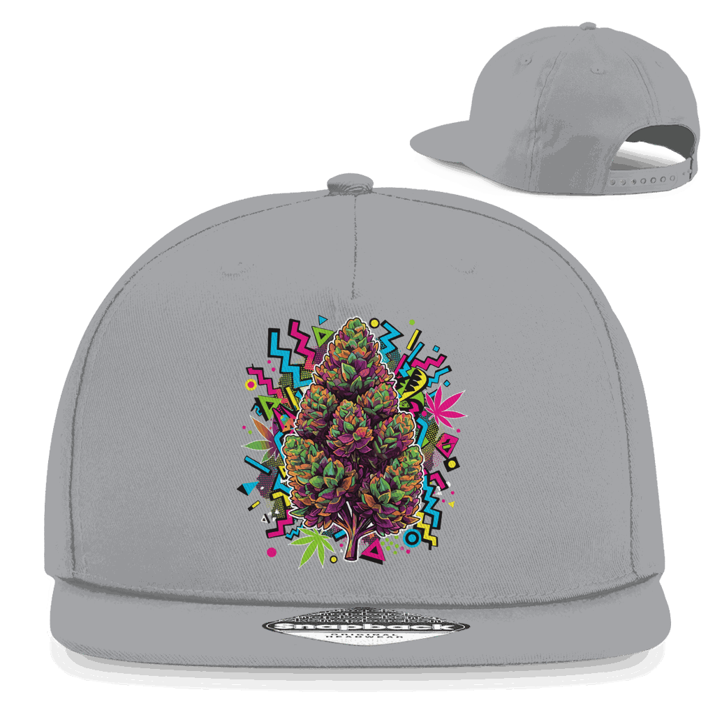 Snapback Rapper Cap - Cannabis Pop Art Print | Division420®