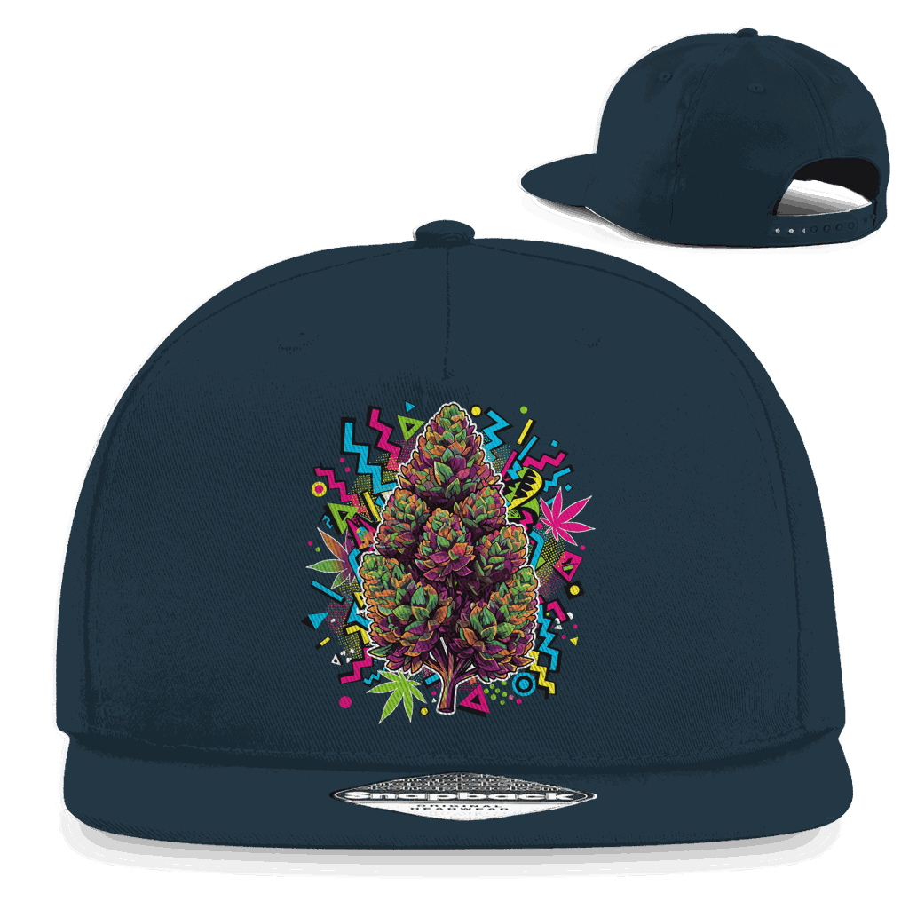 Snapback Rapper Cap - Cannabis Pop Art Print | Division420®