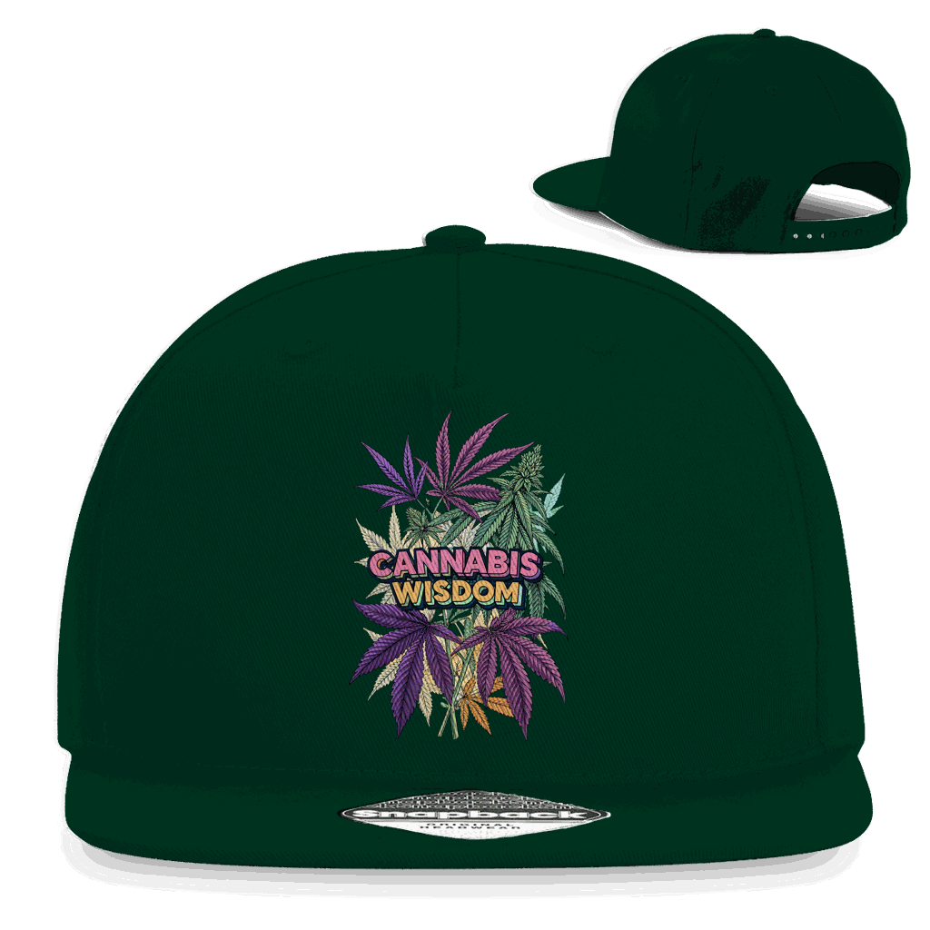 Snapback Rapper Cap - Cannabis Wisdom | Division420®