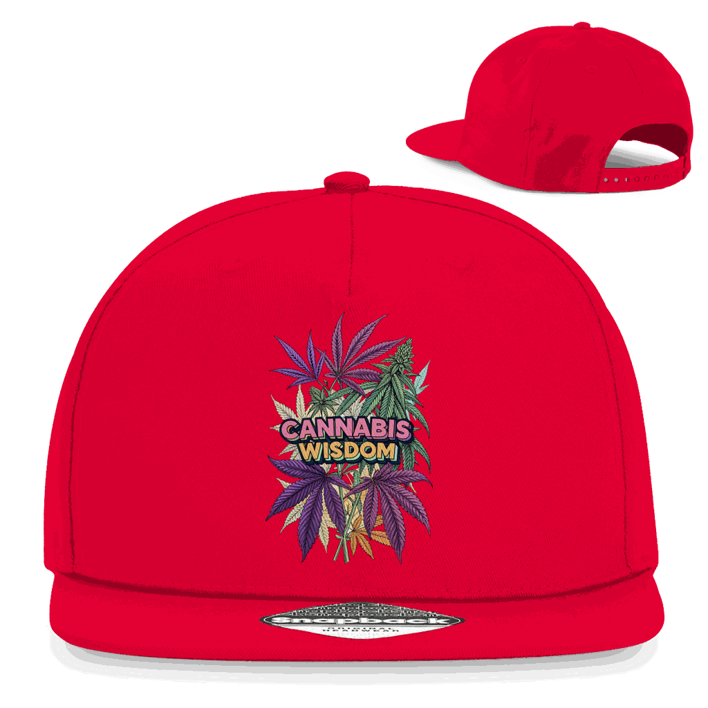 Snapback Rapper Cap - Cannabis Wisdom | Division420®