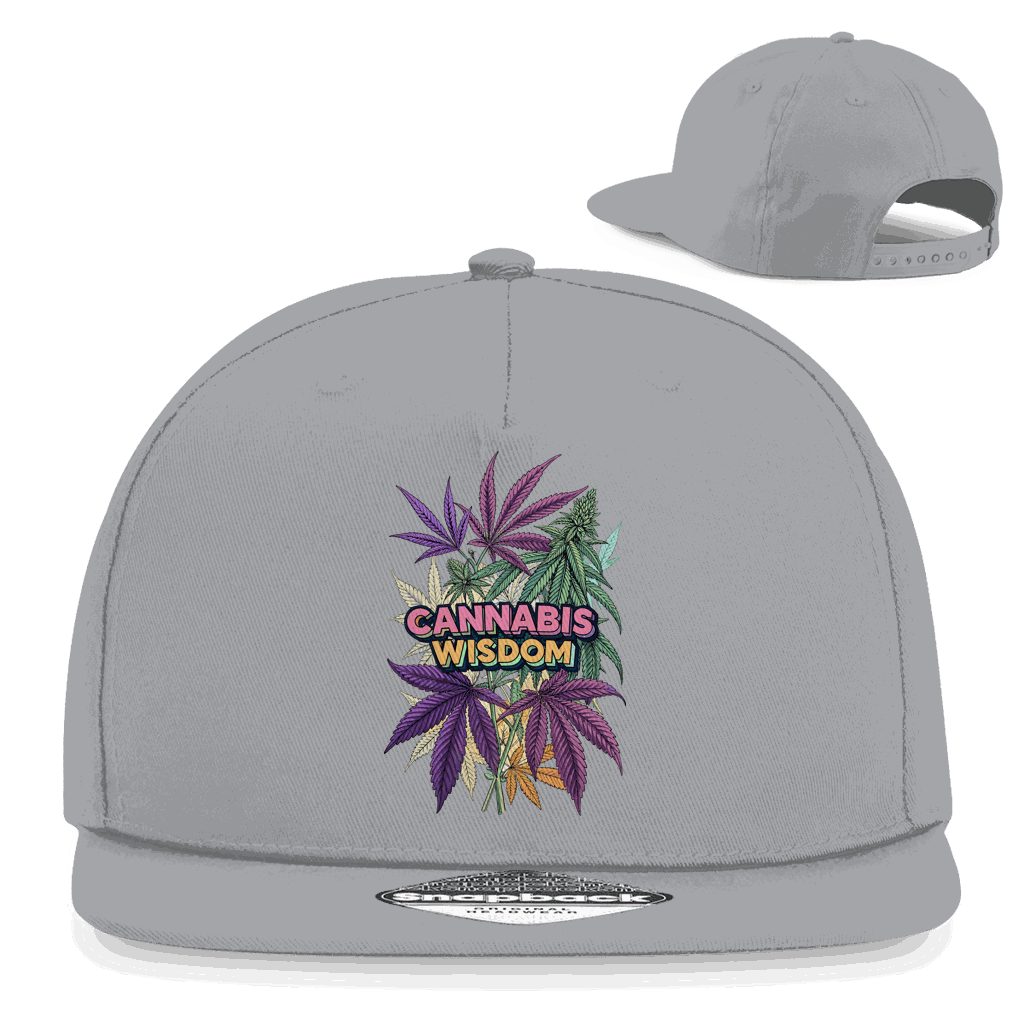 Snapback Rapper Cap - Cannabis Wisdom | Division420®