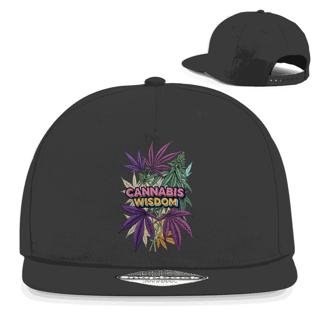 Snapback Rapper Cap - Cannabis Wisdom | Division420®
