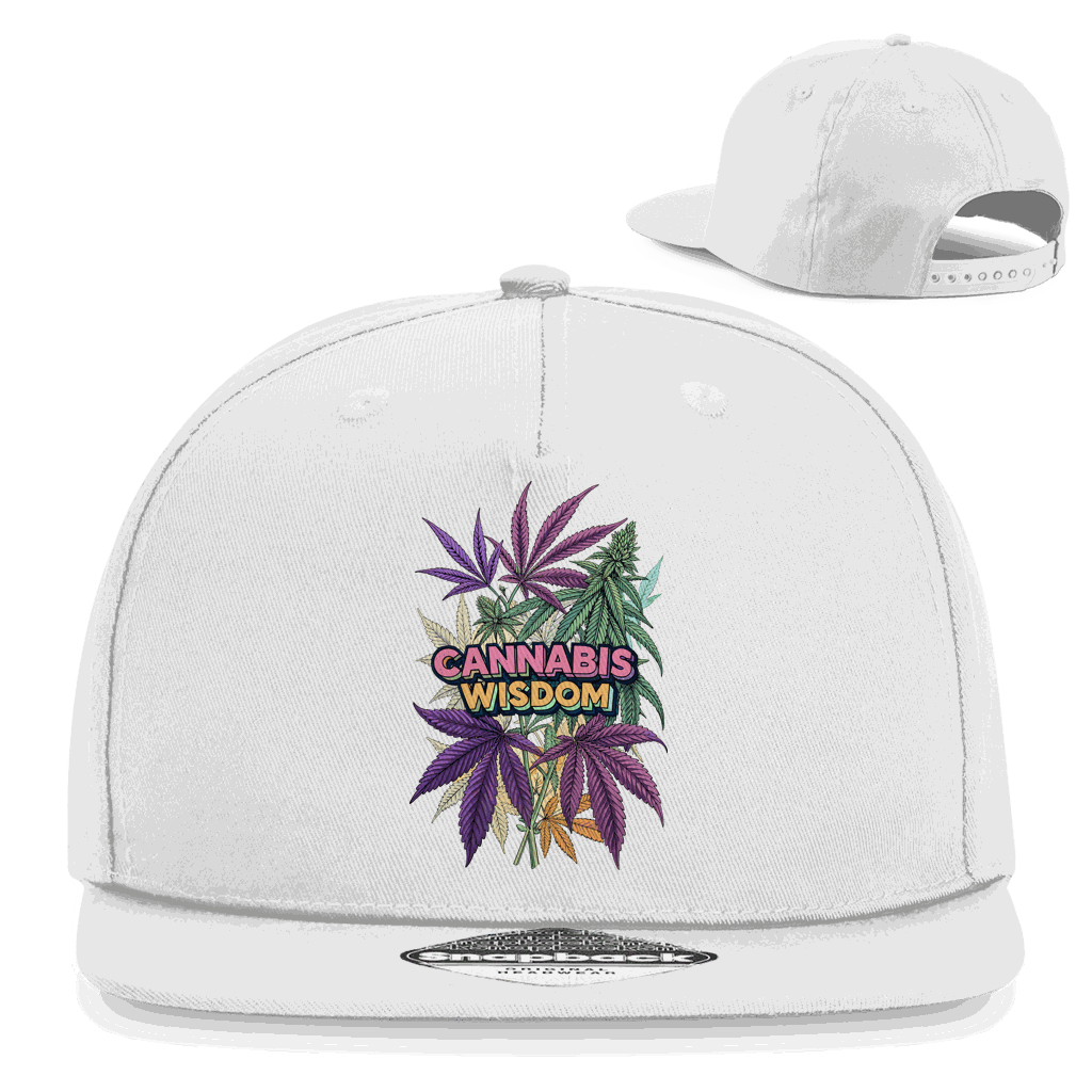 Snapback Rapper Cap - Cannabis Wisdom | Division420®