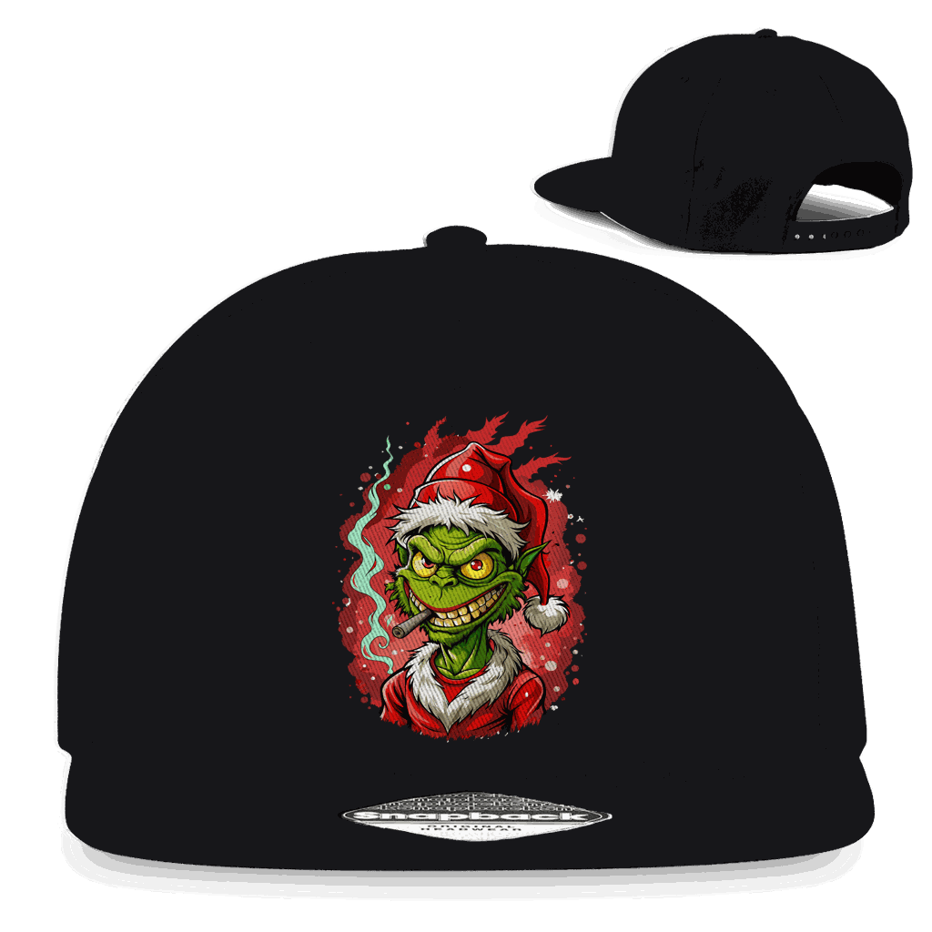 Snapback Rapper Cap - Christmas Grinch | Division420®
