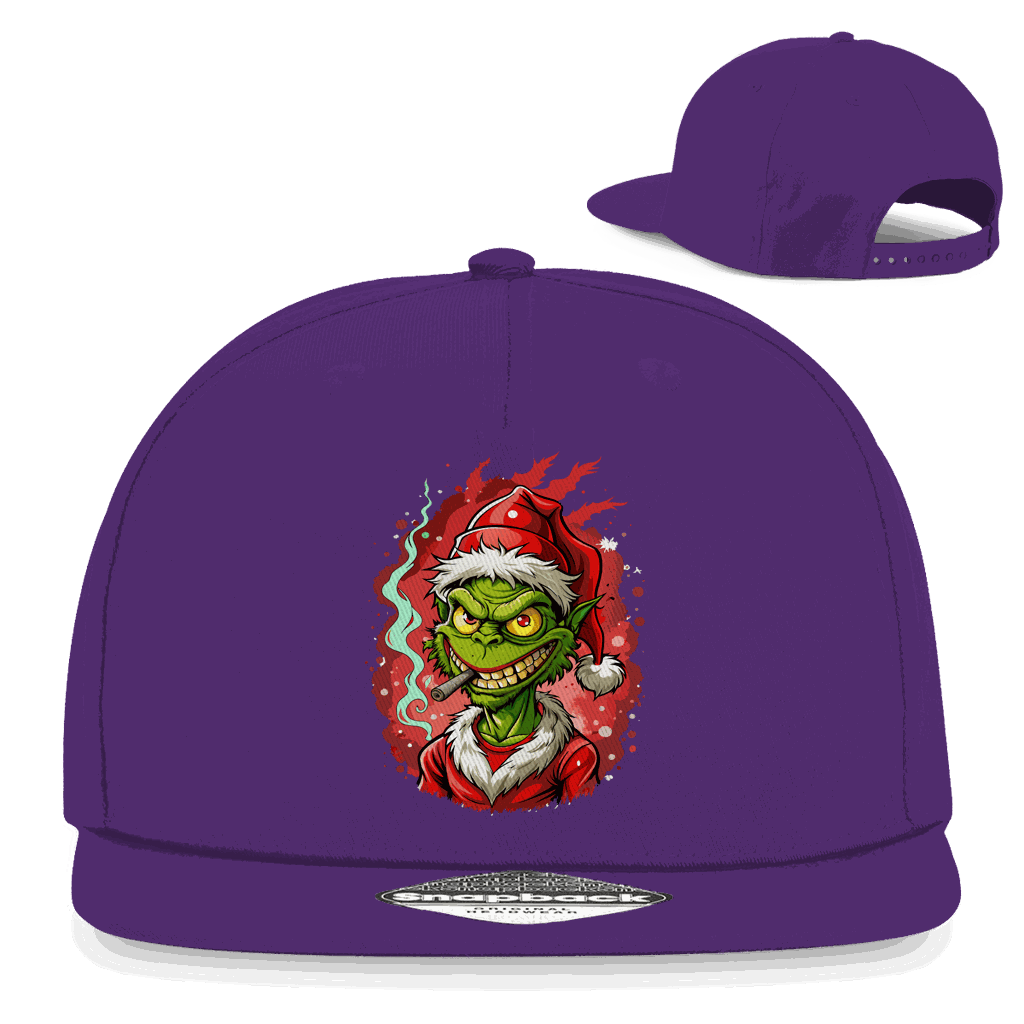 Snapback Rapper Cap - Christmas Grinch | Division420®